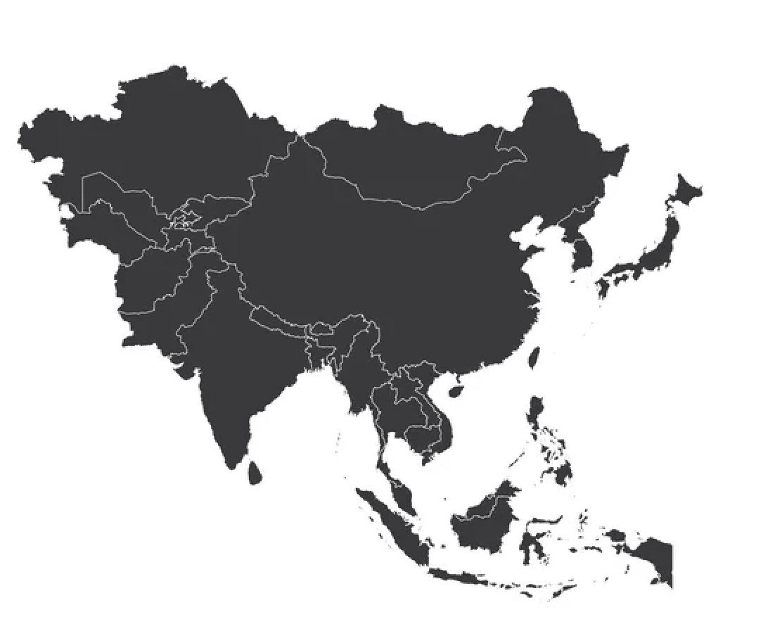 Map of Asia
